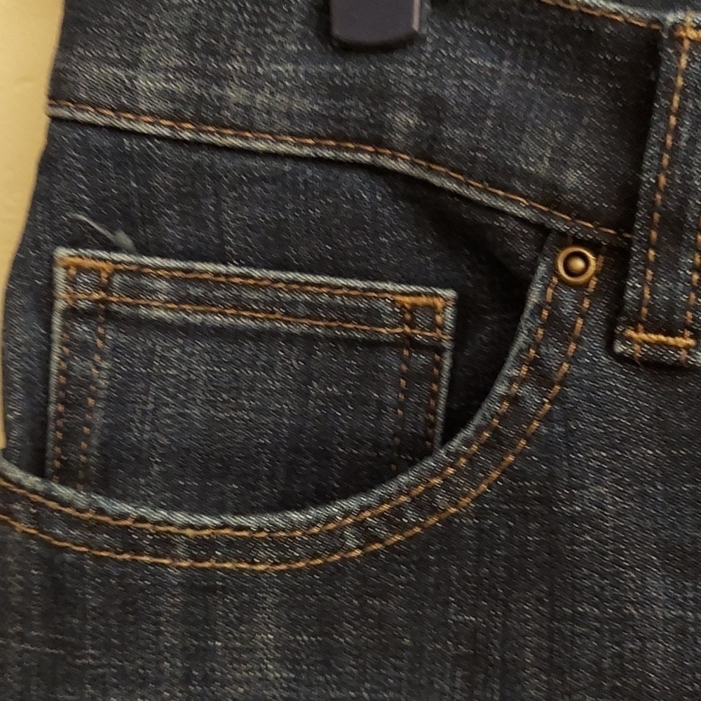 LEE Relaxed Fit Straight Leg Mid Rise Dark Wash Jeans 10L NWT - Picture 5 of 14
